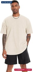 Oversized Tshirts for Men Short Sleeve Vintage Washed Basic Loose Tees 2026