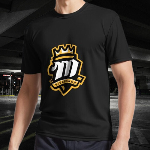 Mississippi River Kings Active Logo T-Shirt Funny Size Mode American T-shirt