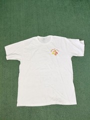 Hanalei Bay Hawaii Tropical Hibiscus Hawaiian White T Shirt Sz Large