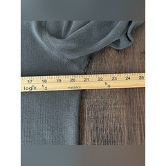 Buck Mason Mens Vintage Thermal Surplus Tee Long Sleeve Waffle Size Medium Gray