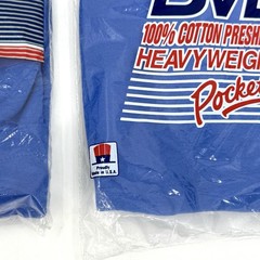 Vtg 90’s BVD Pocket T-Shirts Men’s Large Royal Blue Pre Shrunk Cotton Lot Of 2
