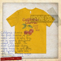 California Cherries Sweet and Wild 1987 Vintage Men’s T-Shirt