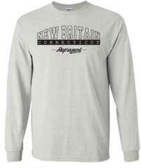 New Britain Connecticut State T-Shirt Long Sleeve Graphic Tee Unisex Apparel