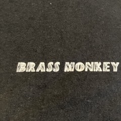 RARE – NWOT – Vintage – BRASS MONKEY – LA VERNIA, TX – Double Sided T Shirt – XL