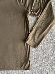 Habit Hooded Shirt Men’s Large Brown Hooded Performance Wicking Stretch Bamboo