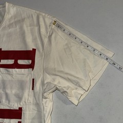 Rhude Vertical Logo Pocket T Shirt FW19 Off White Size XL Made In USA
