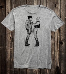 Gay Cowboys – Seditionaries – 100% Cotton T Tee Shirt Punk Queer