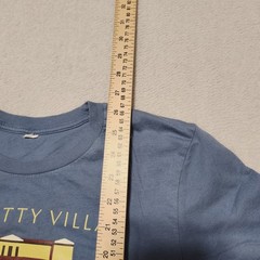 The Getty Villa Museum T-Shirt Size M Malibu, CA Blue Art Graphics