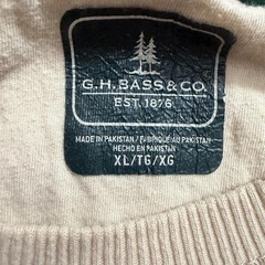 G.H. Bass Long Sleeve Waffle Knit Thermal Size XL Y2K 2000s Skate Fall Casual