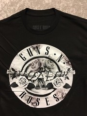 Guns N Roses Floral Fill Bullet T Shirt M L XL