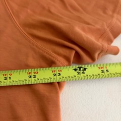 Murano Liquid Luxury T-Shirt Men’s XL Orange Short Sleeve Solid Casual Shirt