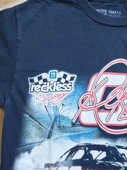 Young & Restless Black, Blue, And Red NASCAR T-Shirt Adult Size Small