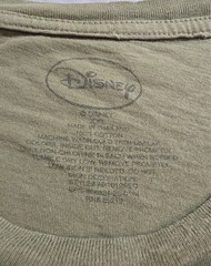 Disney Mickey Mouse Shirt Mens 2XL OD Green Graphic Tee Short Sleeve Cotton