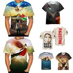 Unisex Free Palestine T-Shirt Palestine Flag Shirt Peace Shirt S-6XL