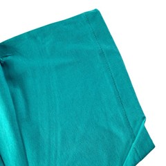 Vintage Hanes Heavyweight 50/50 Blank T Shirt Aqua Teal Single Stitch USA Large