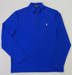 Polo Ralph Lauren 1/4 Zip Long Sleeve Polyester/Elastane Sweater Medium NWT