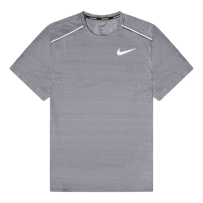 NWT Nike Dri-FIT 1.0 Grey Miler Running T Shirt in Grey size Large