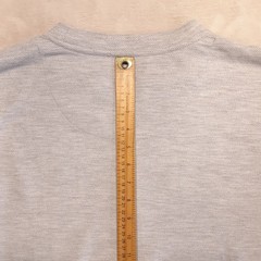 Tommy Bahama Mens Rayon Polyester Thermal Gray L Navy Marlin LS Crew ZTB97769