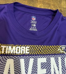 New Era NFL Baltimore Ravens Shirt Mens XL Long Sleeve Combine Authentic NWT