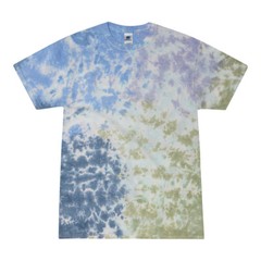 Tie Dye T-Shirts Multi-Color Adult XXX-Large 100% Cotton Colortone