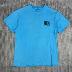 VTG 80s Ocean Pacific Op Surf T Shirt M Turquoise Windsurfing Single Stitch USA