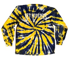 Vintage Lee Tie Dye LS Large T-Shirt Graphic Print Gates Chili Tennis Spartans