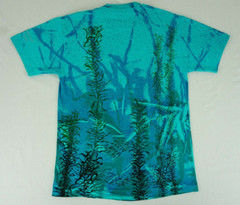 Vintage 90’s Hanes Dolphin shirt all over print tagged medium aquatic marine