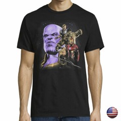 NWT AVENGERS INFINITY WAR THANOS MOVIE SUPERHERO MARVEL SHORT SLEEVE T-SHIRT M L