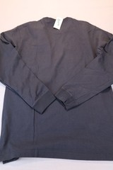 NEW Duluth Trading Co Longtail T Relaxed Long Sleeve Pocket T Shirt Black S