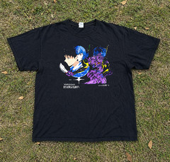 Vintage Neon Genesis Evangelion Anime Manga Short Sleeve T-Shirt