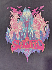 Vintage Band T Shirt THE SWORD 2XL on Fruit of the Loom 100% Cotton USA Black