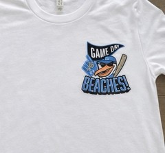 It’s Game Day Beaches Pelican Graphic Tee White Tampa Bay Style T-Shirt Unisex