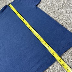 80s University Of Delaware Tee Size XL Polycotton Blue On The Velva Sheen Tag