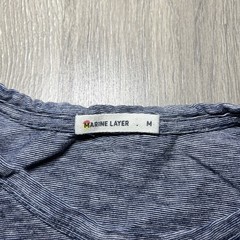 Marine Layer Mens Pocket T Shirt Medium Blue Short Sleeve Casual