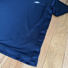 Vintage Nike T-Shirt Crewneck Men’s Navy Blue Mesh Lined Size Large Logo Y2K