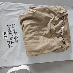 Coofandy Tshirt Mens LARGE Beige Ribbed