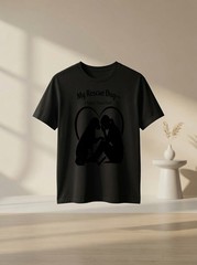 Rescue Dog Mom They Saved Me First Funny Lovers Premium Tri-Blend T-Shirt