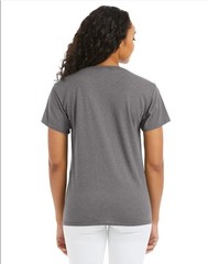Hanes 5170 5XL EcoSmart Crewneck Short Sleeve Tee Pit to Pit 31″ Oxford Gray