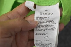 Nautica Shirt 2XL Green Blue Flags Graphic Cotton Sailing Competition Nautical