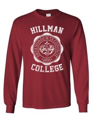 HILLMAN COLLEGE – retro 80s sitcom tv – Long Sleeved Tee