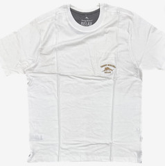 $48 TOMMY BAHAMA Embroidered Logo WHITE Relaxed Fit Short Sleeve Pocket T-shirt