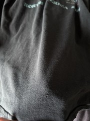 RARE Large Ghost Black To The Future 2016 Tour Liberty Shirt *FLAWS, SEE PHOTOS*