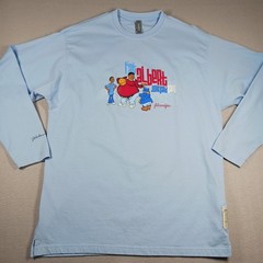 Vintage Platinum Fubu Fat Albert And The Junkyard Gang Men’s Shirt Size XL