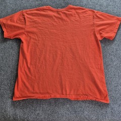 NIke Basketball T Shirt Mens XXL Orange 5 Spots Short Sleeve Graphic Tee