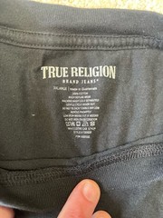 True Religion World Tour Graphic T-Shirt Fashion for the Senses Black