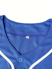 Sandlot Baseball Jersey Squints #5 Dodger Blue Stitched Men’s Size 3XL