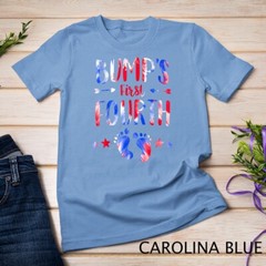 Bump’s First 4th Of July Pregnancy Independence Day Tie Dye Unisex T-shirt
