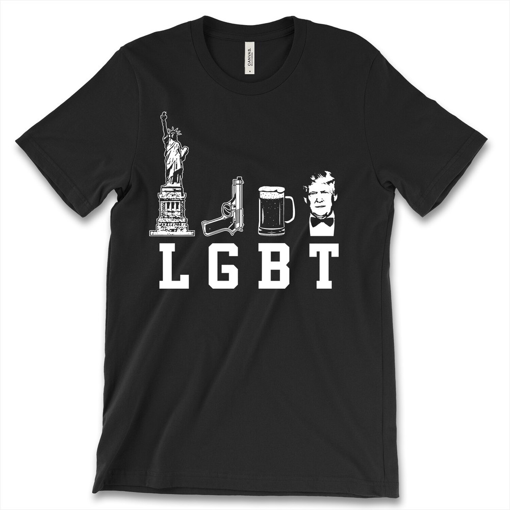 Donald Trump Make America Great Again LGBT New Men’s Shirts Liberal Election Tee