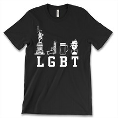 Donald Trump Make America Great Again LGBT New Men’s Shirts Liberal Election Tee