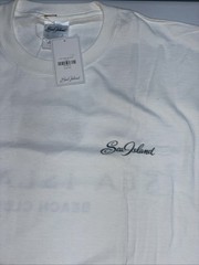 Sea Island Beach Club Shirt Sleeve Tee Shirt White XXL